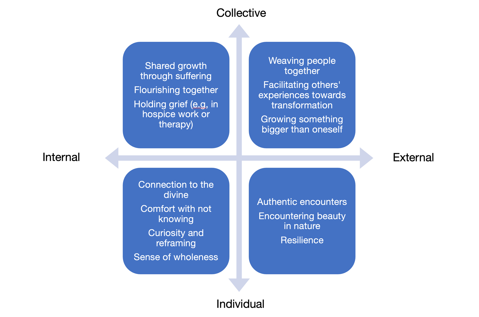 Key dimensions of beauty at work that emerged from our discussion